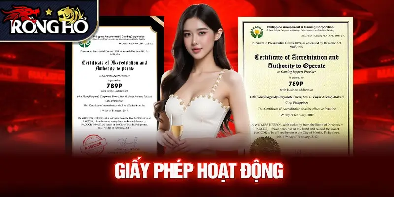 Trang chủ 28 Giấy phép hoạt động hợp pháp